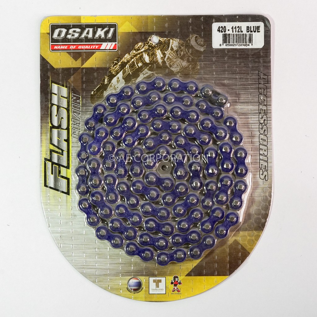 โซ่สี Osaki 114 ข้อ โซ่สี โซ่มอไซค์ทุกรุ่น มีหลายสีให้เลือก 300IQ ...