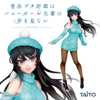 [ Figure แท้ ] #กล่องบุบเล็กน้อย Sakurajima Mai Coreful Figure - Newly Written Knit Dress Ver [ TAITO ]