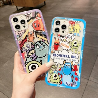 Cute Monster Cartoon เคส Xiaomi Redmi 10 2021 Redmi Note 10 5G 4G / Note 10Pro / Note 10S Fashion เคสโทรศัพท์ Redmi 10 Transparent Cover Shockproof เคสRedmi10