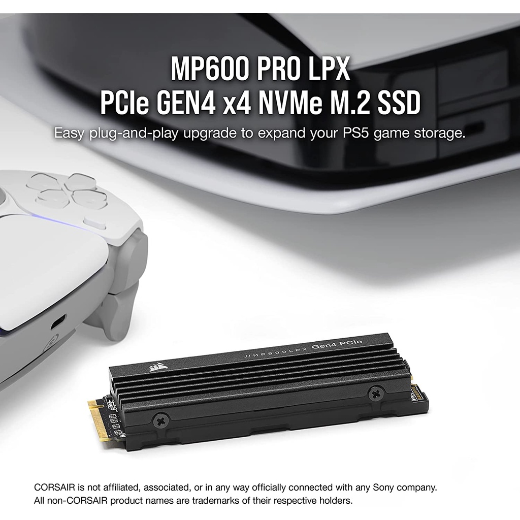 พร้อมส่ง SSD CORSAIR MP600 Elite PRO LPX 1TB 2TB PCIe Gen4 x4 NVMe