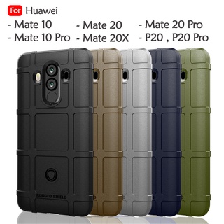 Huawei Mate 10 Pro Mate 20 Pro Mate 20X P20 P20 Pro โล่หนา TPU เคสกันกระแทก ถุงลมนิรภัย เคส