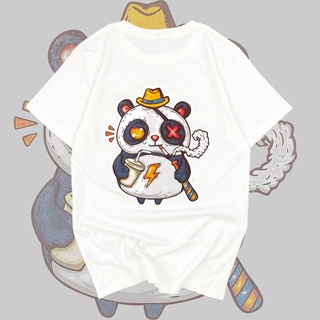 [🔥ใช้โค้ด TL6TNM8X  ลดทันที 75฿]เสื้อยืด ⚡️พร้อมส่ง⚡️ เสื้อสกรีน ลาย Im panda - Street apparel USA🇺🇸