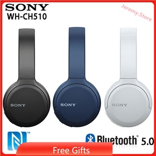 Sony WH-CH510 หูฟังไร้สาย : หูฟังบลูทูธ พร้อมไมโครโฟน สําหรับโทรศัพท์ - WH CH510