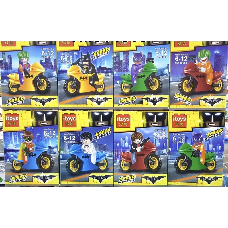 ชุดตัวต่อ itoys 88964 ชุด BATMAN 8 ตัว ji | Shopee Thailand