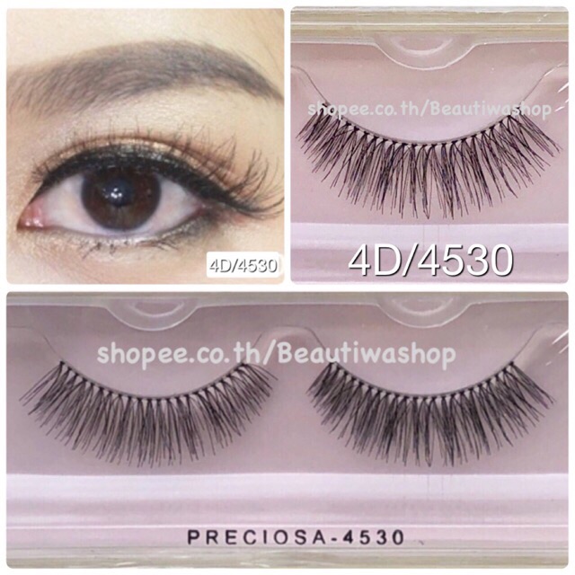 ขนตาปลอม-preciosa-รุ่น-4d-nature-clear-ขนตา-4-มิติ-ที่ให้คุณดูสวย-สดใส-มีเสน่ห์มากขึ้น-หลากหลายแบบเลือกสวยมั่นใจในแบบคุณ