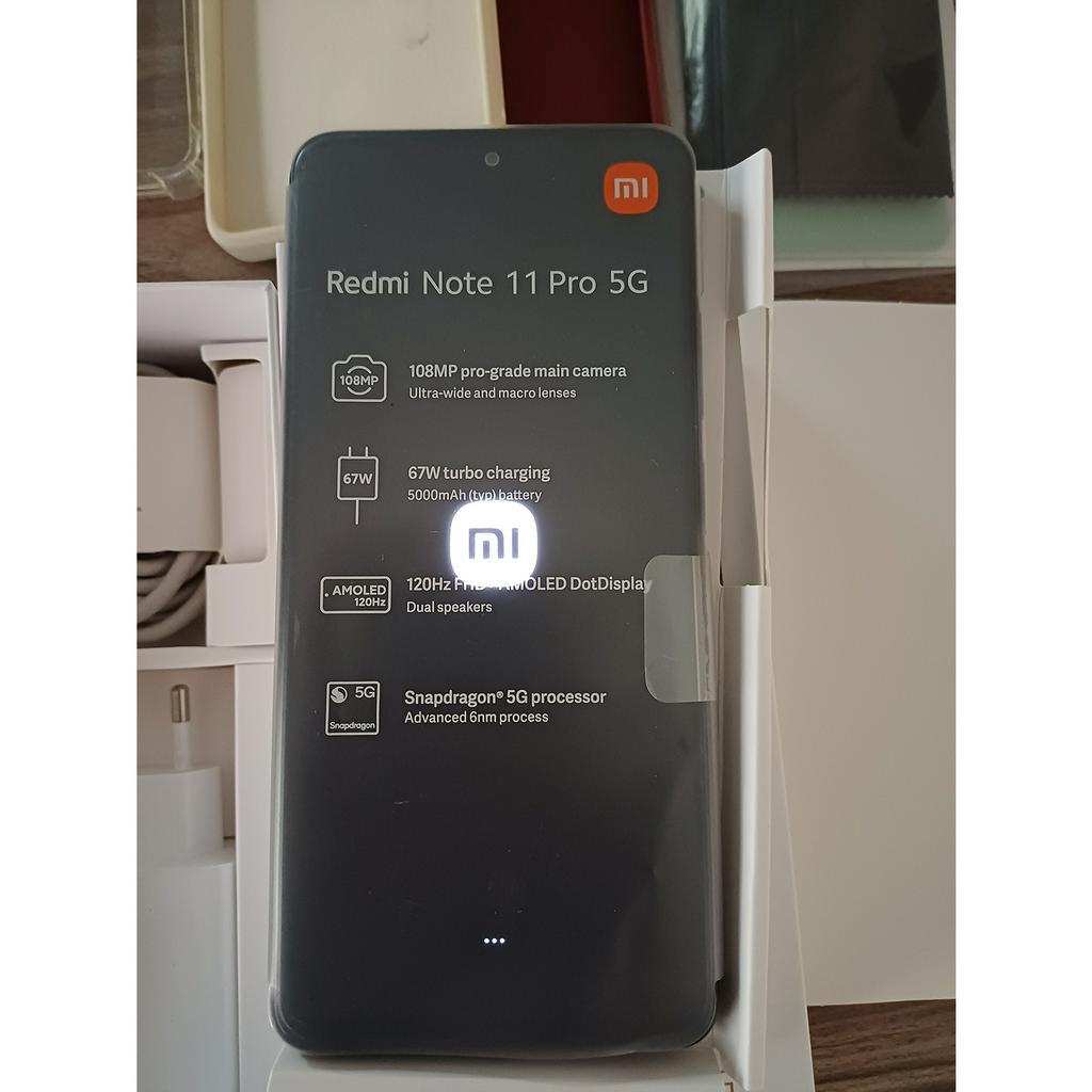 redmi note 11 pro 5G 8/128 GB snapdragon 695 จอใหญ่ 6.67 นิ้ว (มือสอง ...