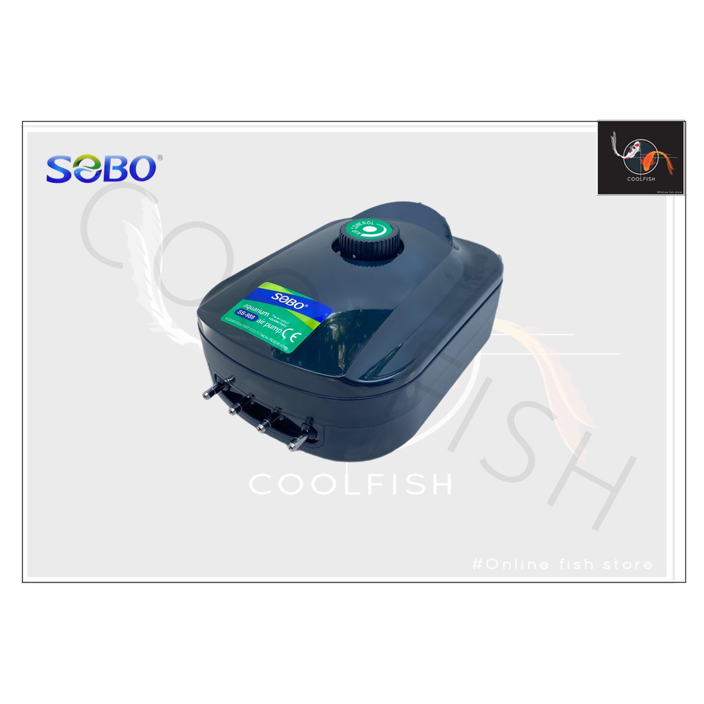 sobo-sb-988-ปั๊มลม-ปั๊มออกซิเจน-ปั๊มลม-4-ทาง-ลมแรง-ปรับความแรงลมได้