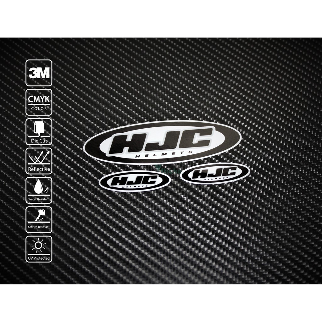 สติ๊กเกอร์ มอเตอร์ไซค์ Sticker หมวกกันน็อค HJC Helmet 163 | Shopee Thailand