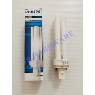 Philips ฟิลิปส์ หลอดไฟตะเกียบ 4 แท่ง แบบเสียบ PLC 13w 18w สีขาว สีวอมไวท์