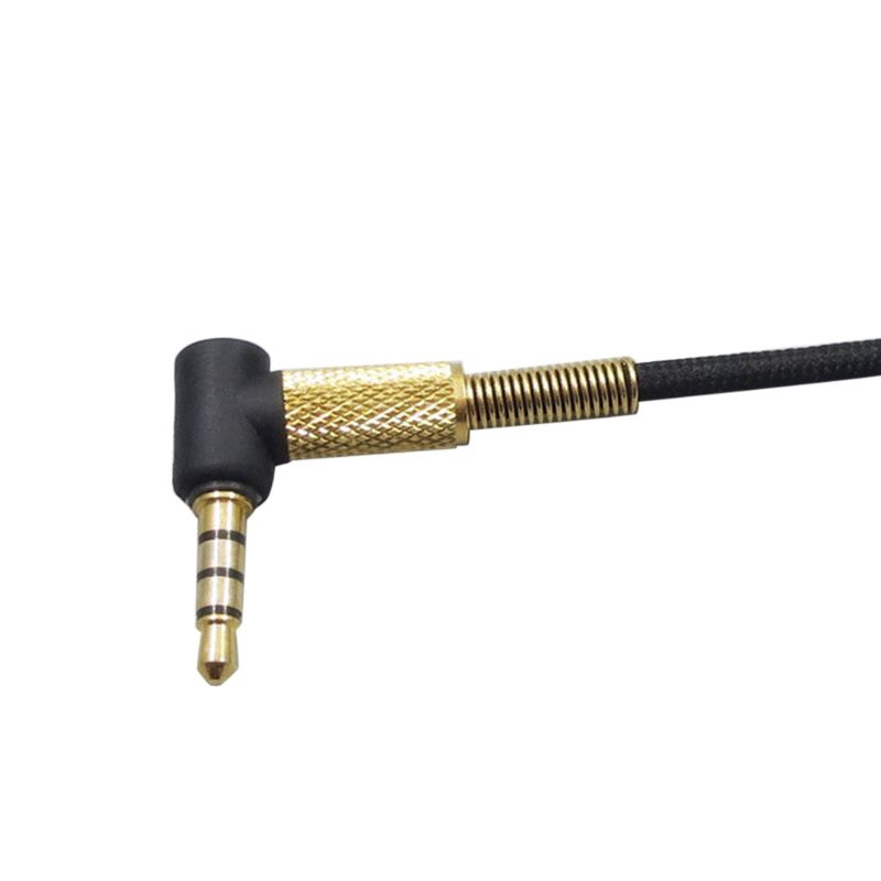 Ersatz-Audiokabel Für Sennheiser HD4.30, HD4.40, HD4.50 Kopfhörer - Schwarz