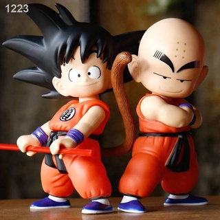 โมเดล โงกุน + คุริริน ดราก้อนบอล Dragonball  เซตคู่