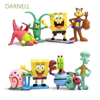 Darnell ของเล่นโมเดลฟิกเกอร์ Spongebob 8ชิ้น/ชุดสําหรับเด็ก