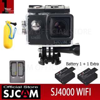ภาพหน้าปกสินค้าSJCAM SJ4000Wi-Fi เมนูไทย จอ2.0นิ้ว (Black) Action Camera + Battery แบต + Dual-Charger แท่นชาร์จ + Bobber ทุ่นลอยน้ำ ซึ่งคุณอาจชอบราคาและรีวิวของสินค้านี้