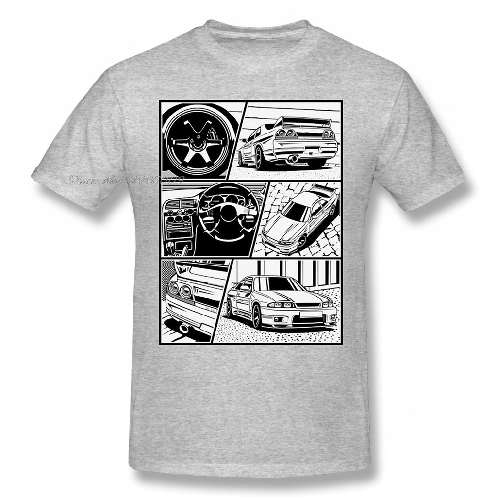 cod-เสื้อยืด-พิมพ์ลายกราฟิก-skyline-r33-gtr-car-jdm-racing-สําหรับผู้ชาย