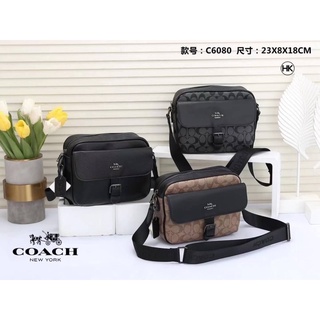 Coach กระเป๋าสะพายข้างผู้ชาย ไซค์9” กระเป๋าสะพายข้างcoach