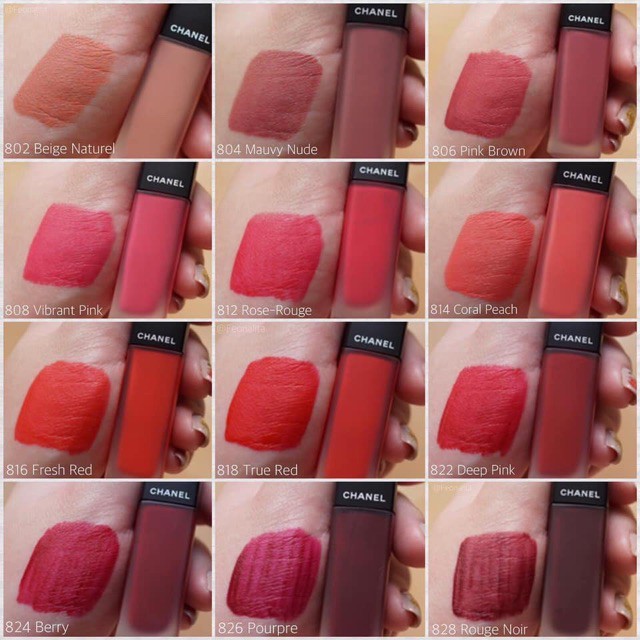 Chanel Rouge Allure Ink Matte Liquid Lip Colour [Review + Swatches