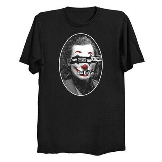 High Quality Graphics Tee God Save The Clown Joker As Pistols Album Cover Gotham Comic Novelty Mens Casual T-shirt VKHT