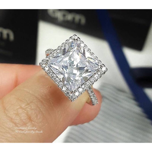 diamond-ring-แหวนเพชร-cz-แท้-งานสวยมว้ากกกกกถึงมากที่สุดคะ
