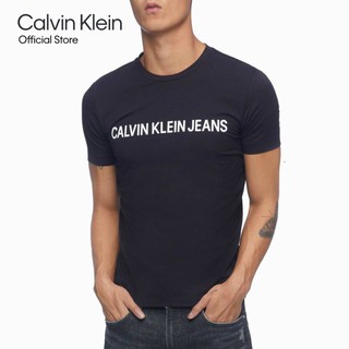 Calvin Klein เสื้อยืดผู้ชาย รุ่น J318045 BEH สีดำ