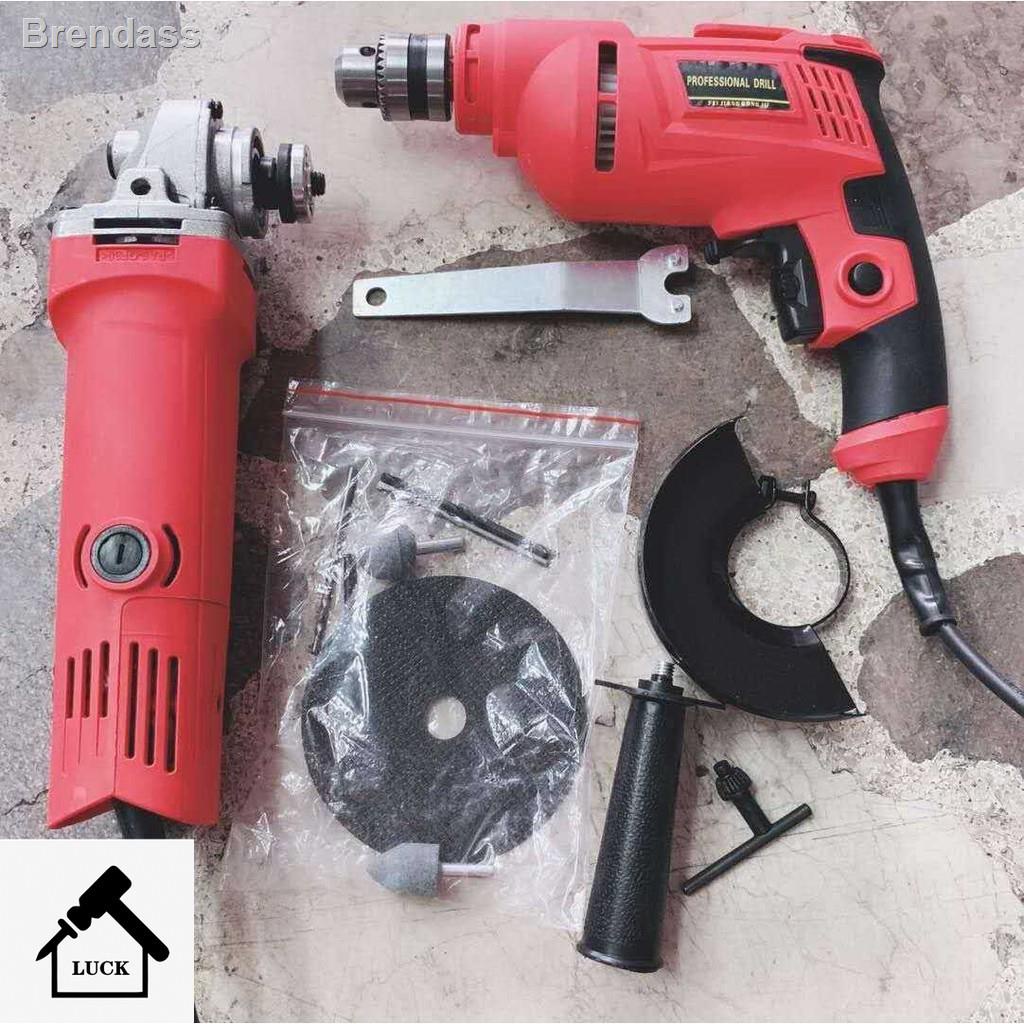 SKY Power Tool Drill Driver and Grinder with Accessories tools 1 Setอุป
