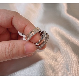 สินค้า แหวนพร้อมส่ง🎁 แหวนคู่ งานเพชร เครื่องประดับ แหวน แหวนเพชร💎 แหวนเซ้ต งานเพชรcz สแตนเลสแท้ งานไทเทเนี่ยม เคลือบทองเค