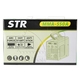 ภาพขนาดย่อของภาพหน้าปกสินค้าSTR ตู้เชื่อม Inverter MMA-550S ขนาดพกพา Dual Screen 2 หน้าจอ เทคโนโลยีญี่ปุ่นแท้ รุ่นพิเศษ 3 ปุ่ม พร้อมระบบ ARC FORCE จากร้าน smarttools บน Shopee ภาพที่ 6