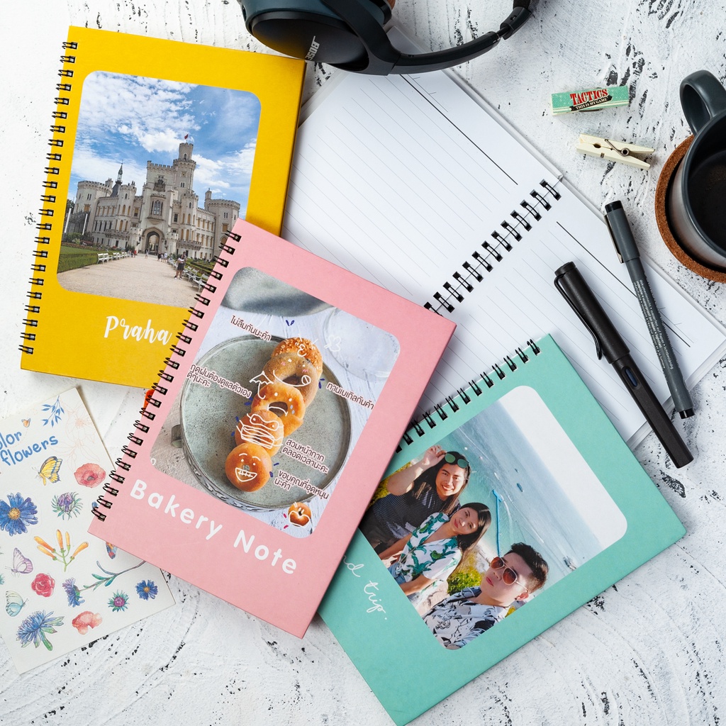 photobook-แต่งปกด้วยรูปของเอง-สมุดบันทึก-สมุทโน๊ต-a5-ใส่รูป