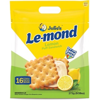 🚛💨พร้อมส่ง 🍋Julies Lemond Puff Sandwich ขนมปังจูลี่ส์เลมอนหูหิ้ว