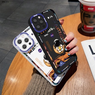 Compatible With iphone 11 Pro MAX X XS XR เข้ากันได้ เคสไอโฟน สำหรับ Cartoon Space Airman เคส เคสโทรศัพท์ เคสมือถือ Shockproof Case Back Cover Protective TPU Shells