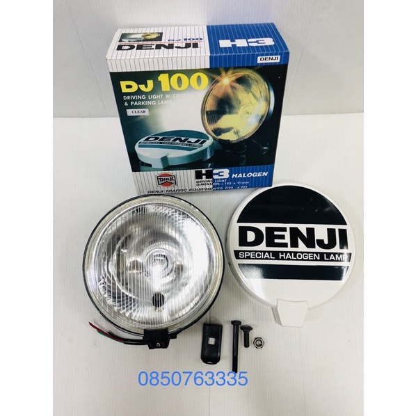 ไฟสปอร์ตไลท์-denji-dj100-12v-เลนส์สีขาวขนาด-7