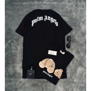 เสื้อยืดพิมพ์ลาย PALM ANGEL คุณภาพสูง แบบเต็มตัว TAG &amp; LABEL