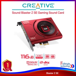 ภาพหน้าปกสินค้าCreative Sound Blaster Z SE Internal Gaming Sound Card ซาวการ์ดสำหรับเกมมิ่ง รองรับระบบเสียง 5.1 / 7.1 รับประกันศูนย์ไทย 1 ปี ที่เกี่ยวข้อง