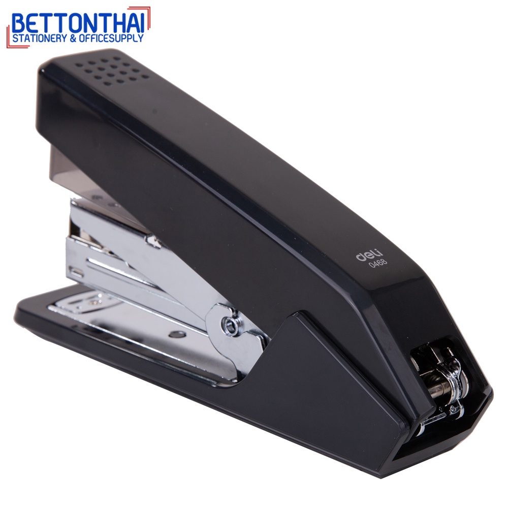 deli-0468-saving-stapler-เครื่องเย็บกระดาษประหยัดแรง-เย็บได้-30-แผ่น-สีดำ-แม็กเย็บกระดาษ-แม็คเย็บกระดาษ