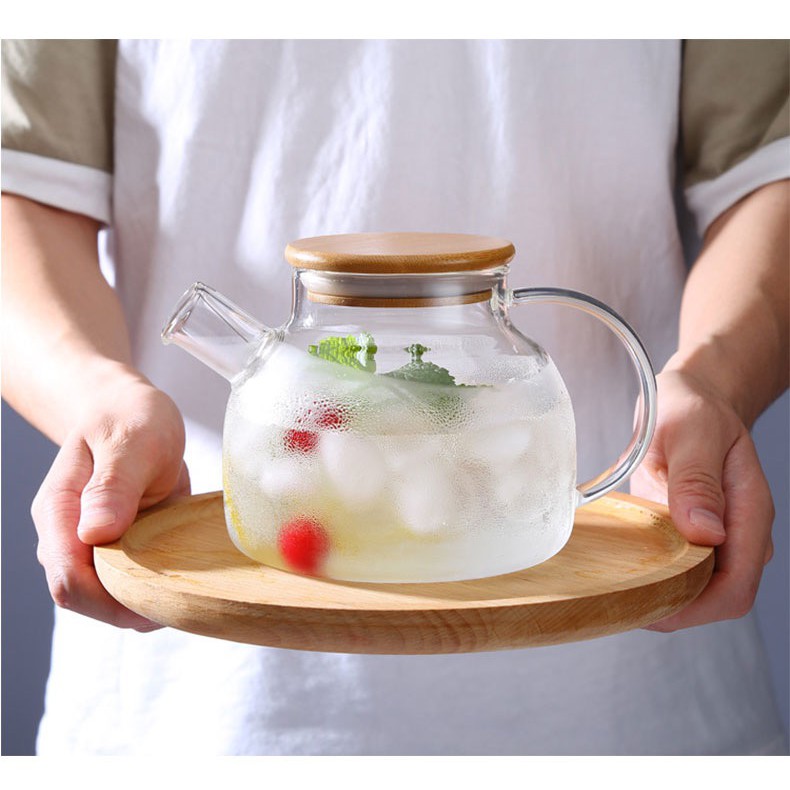ภาพหน้าปกสินค้าเหยือกแก้ว กาต้มน้ำญี่ปุ่น ทนความร้อนและความเย็นได้
