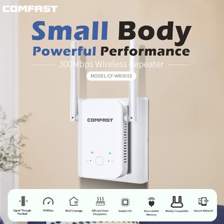 Comfast CF-WR301S 300Mbps 2.4Ghz  High power Wireless Wi-Fi repeater WIFI Router ตัวกระจายสัญญาณไวไฟ