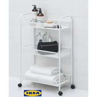 IKEA,รถเข็น ชั้นวางของมีล้อ hornavan