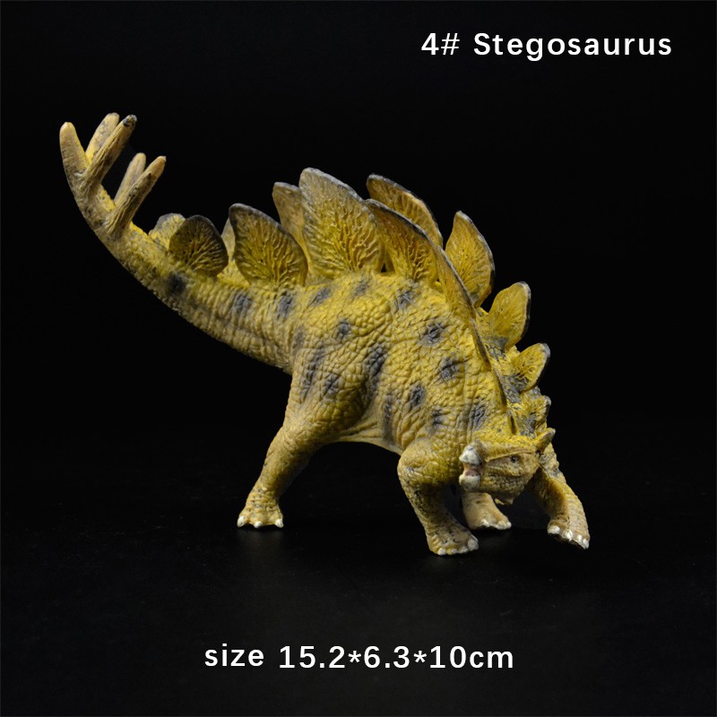 ภาพสินค้า7pcs Dinosaur Toy Model เตโกซอรัส stegosaurus Jurassic Park สวนจูราสสิก จากร้าน newbeecain.th บน Shopee ภาพที่ 4