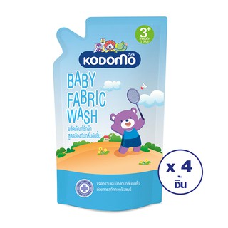 สินค้า KODOMO โคโดโม  น้ำยาซักผ้าเด็ก  แอนตี้แบคทีเรีย ชนิดเติม 600 มล. (ทั้งหมด 4 ชิ้น)