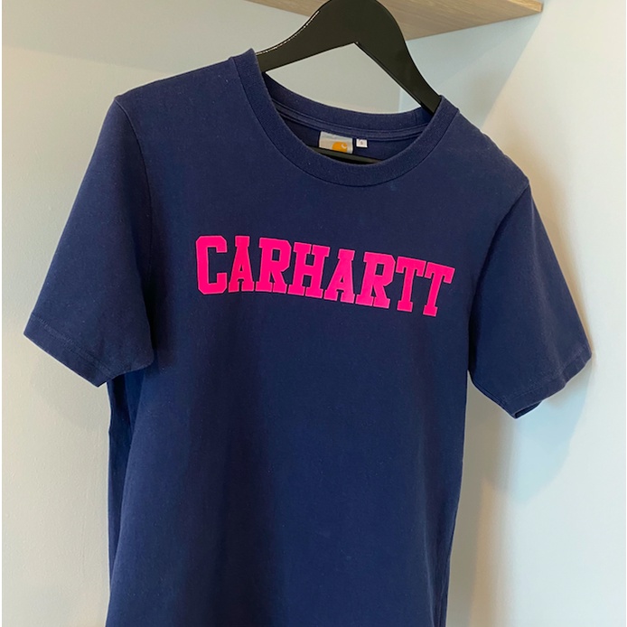 second-hand-carhartt-blue-tee-size-s