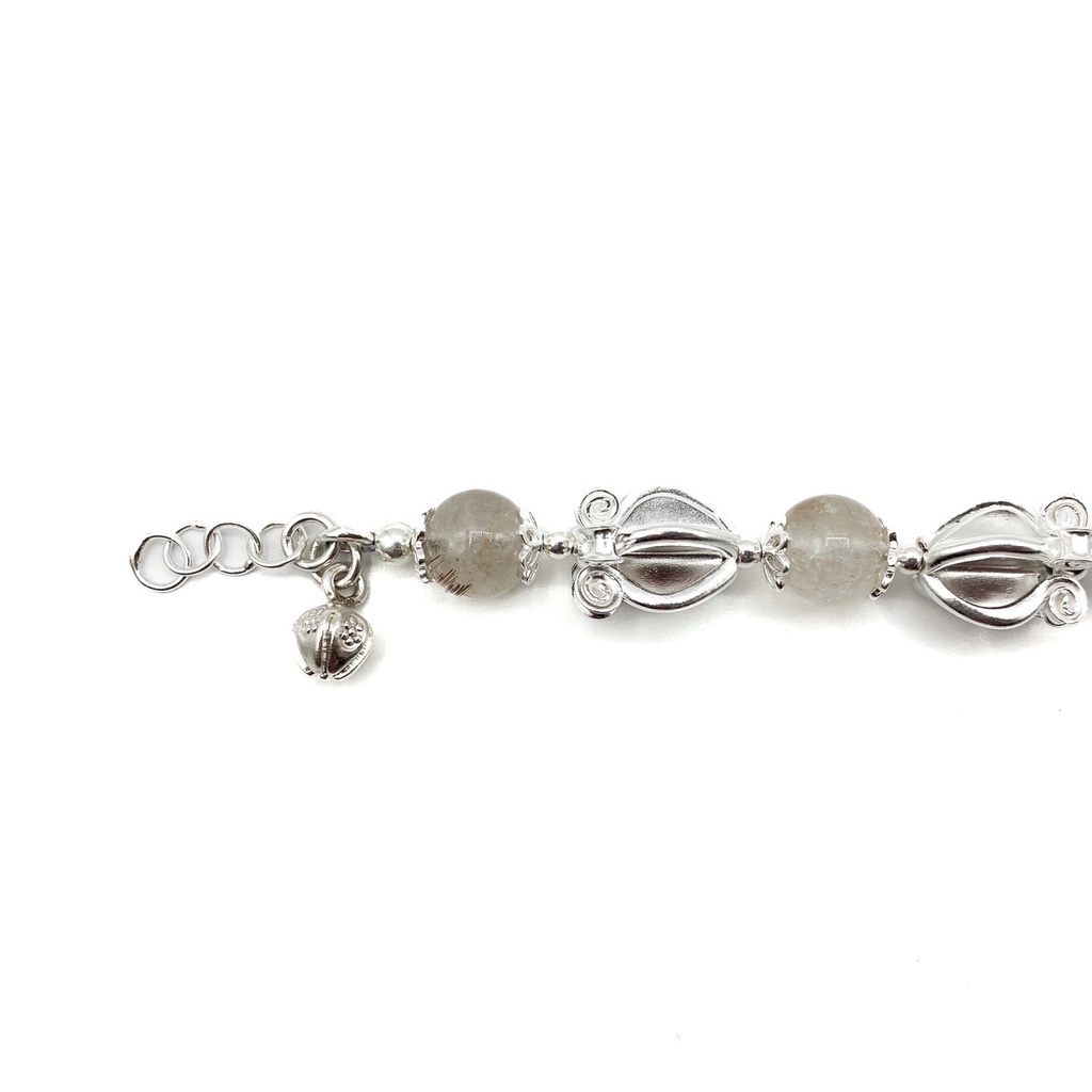 สร้อยข้อมือดอกรักเงินแท้-ร้อยหินไหมทอง-dsp-925-sterling-silver-golden-rutile-quartz-charm-bracelet-cfs0010