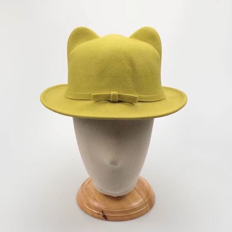 หมวกมารูโกะ-หมวกเนื้อwool100
