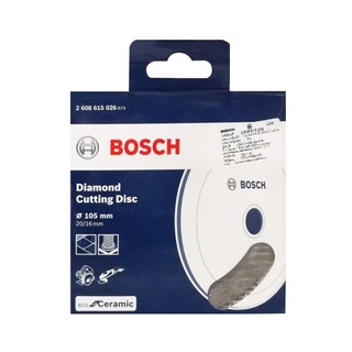 BOSCH แผ่นตัดเพชร  ECO CERAMIC แผ่นตัด ใบตัดเพชร ใบตัด ขนาด 4 นิ้ว