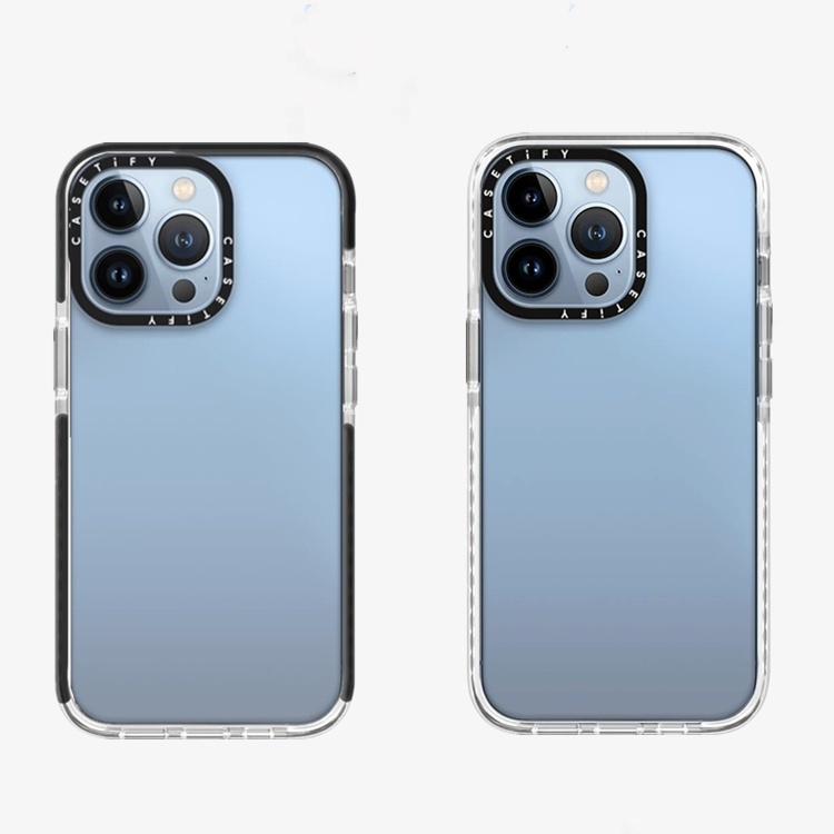 ภาพหน้าปกสินค้าCasetify เคสโทรศัพท์ ซิลิโคนนิ่ม แบบใส สีพื้น สําหรับ iPhone 7 8 14 Plus X XS XR 11 12 13 Pro 14Pro Max Mini