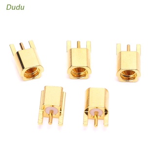 Dudu Mmcx Female อุปกรณ์เมาท์แจ็คเชื่อมต่อ Pcb พร้อมบัดกรีตรง Goldplated 3 Pins