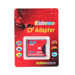 ภาพหน้าปกสินค้าอะแดปเตอร์การ์ด SD To CF Flash Type I Card Reader สำหรับกล้อง SLR ที่เกี่ยวข้อง