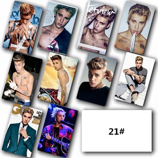 การ์ด Justin Bieber 10 ชิ้น / ชุด