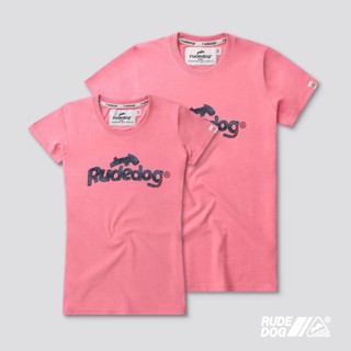 Rudedog เสื้อยืด รุ่น Logo21 สีชมพู (ราคาต่อตัว)