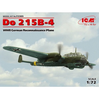 โมเดลประกอบ ICM Model 1/72 ICM72305 Do 215B-4, WWII Reconnaissance Plane