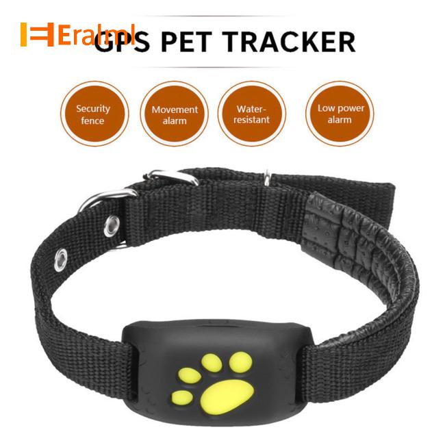 Cute Lightweight GPS Dog Cat Pet Realtime Tracker GSM/GPRS Finder Locator Alarm Waterproof Collar