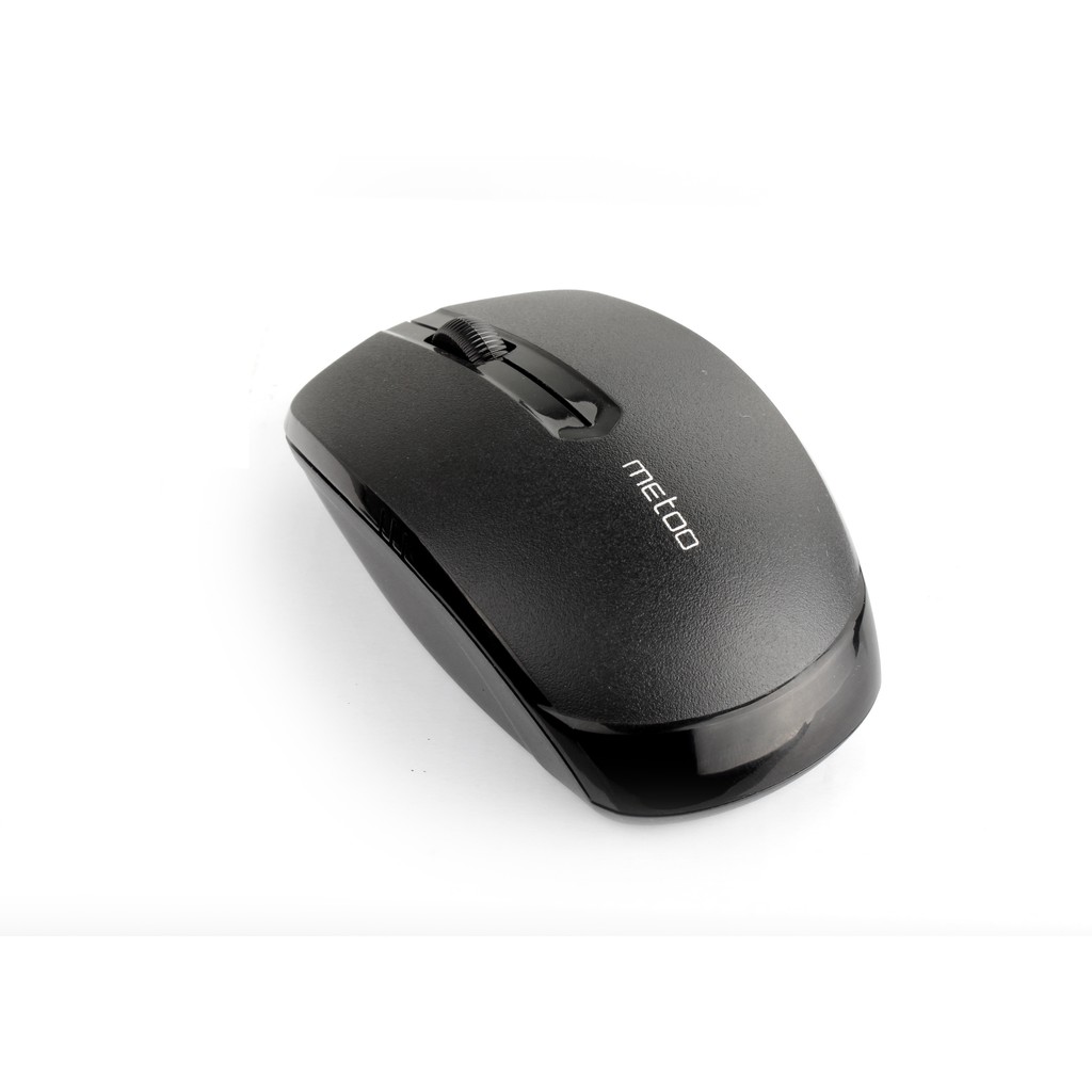ภาพหน้าปกสินค้าMETOO รุ่น E0SE (สีดำ) 2.4G แพ็คคู่ Wireless Silent Optical Mouse เมาส์ไร้สาย คลิกไร้เสียง คู่ เมาส์ไร้สาย คลิกไร้เสียง จากร้าน gadgetvilla บน Shopee